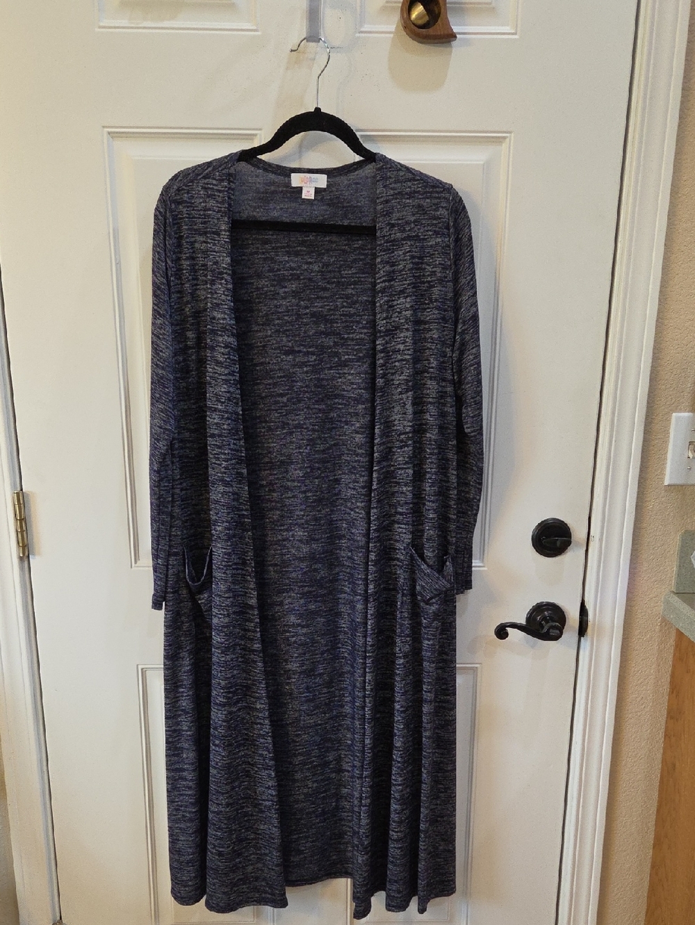 LuLaRoe Navy Heather Knit Duster